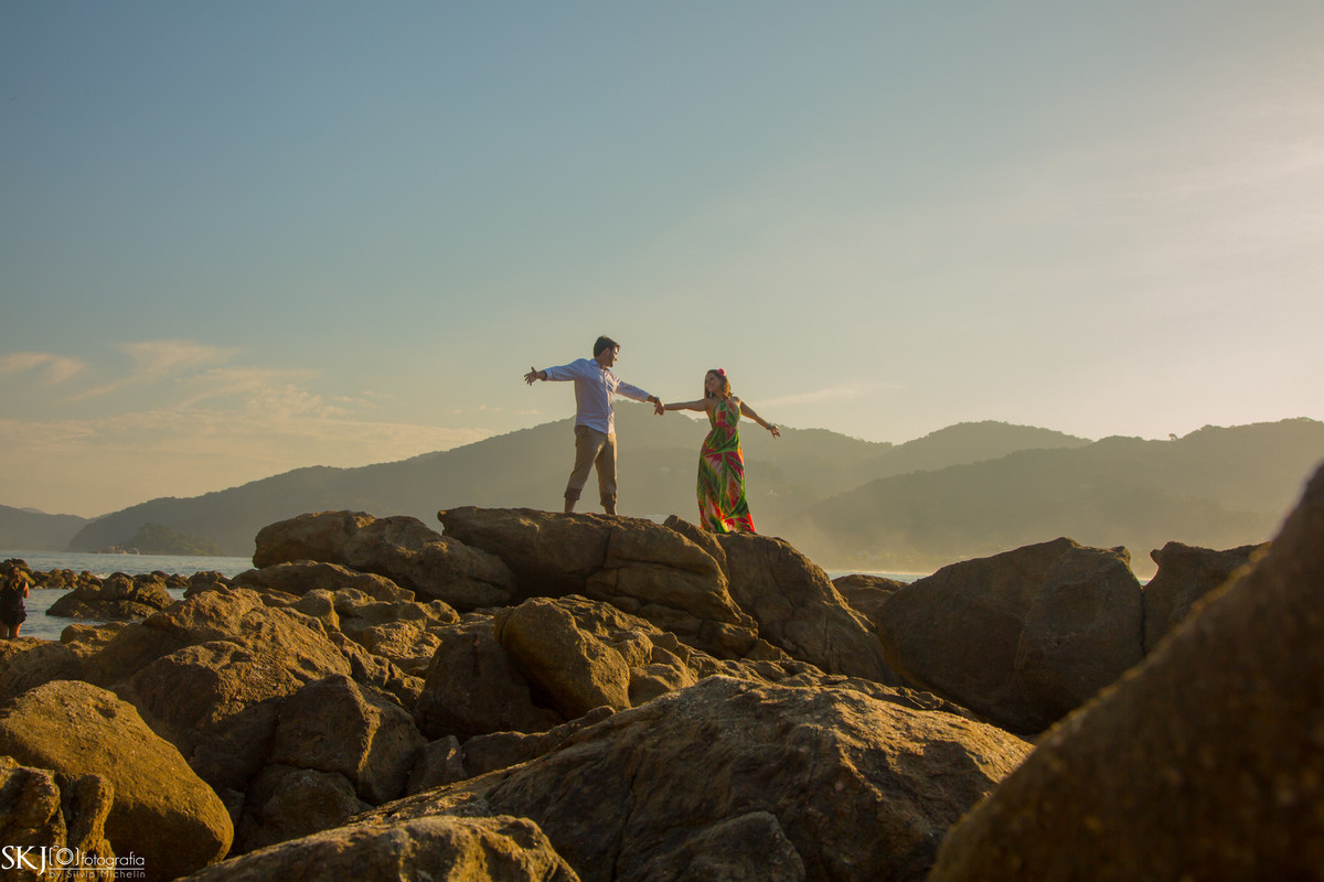 SKJ Fotografia - Ensaio pré wedding - Praia das conchas - Guarujá - SP