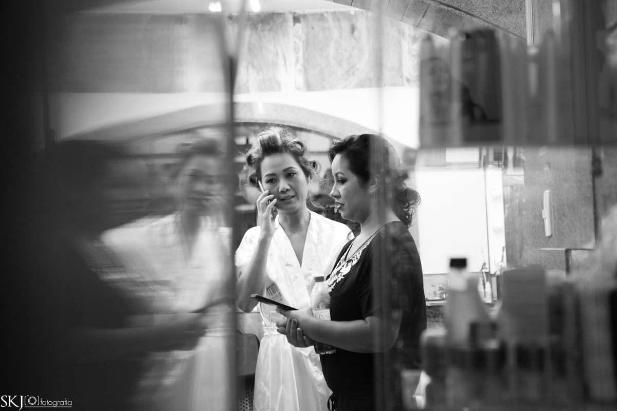 SKJ Fotografia - Making of noiva: Marcia Maria - Anália Franco - SP