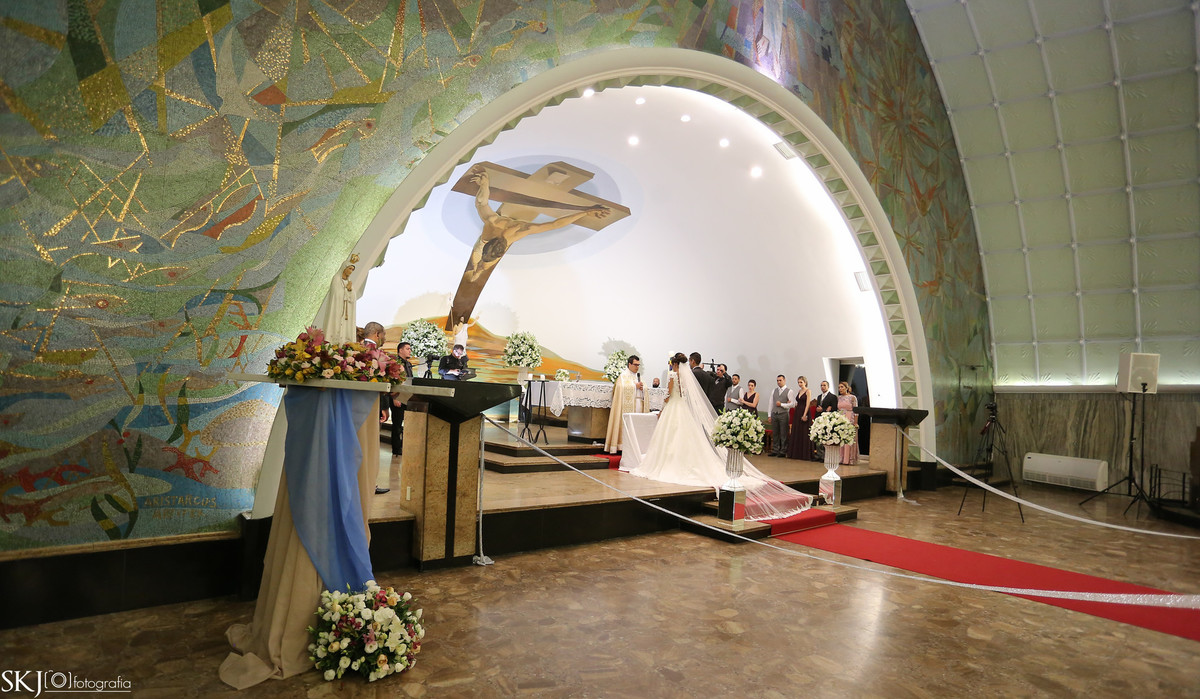 SKJ Fotografia - Casamento - Paróquia São Carlos Borromeu
