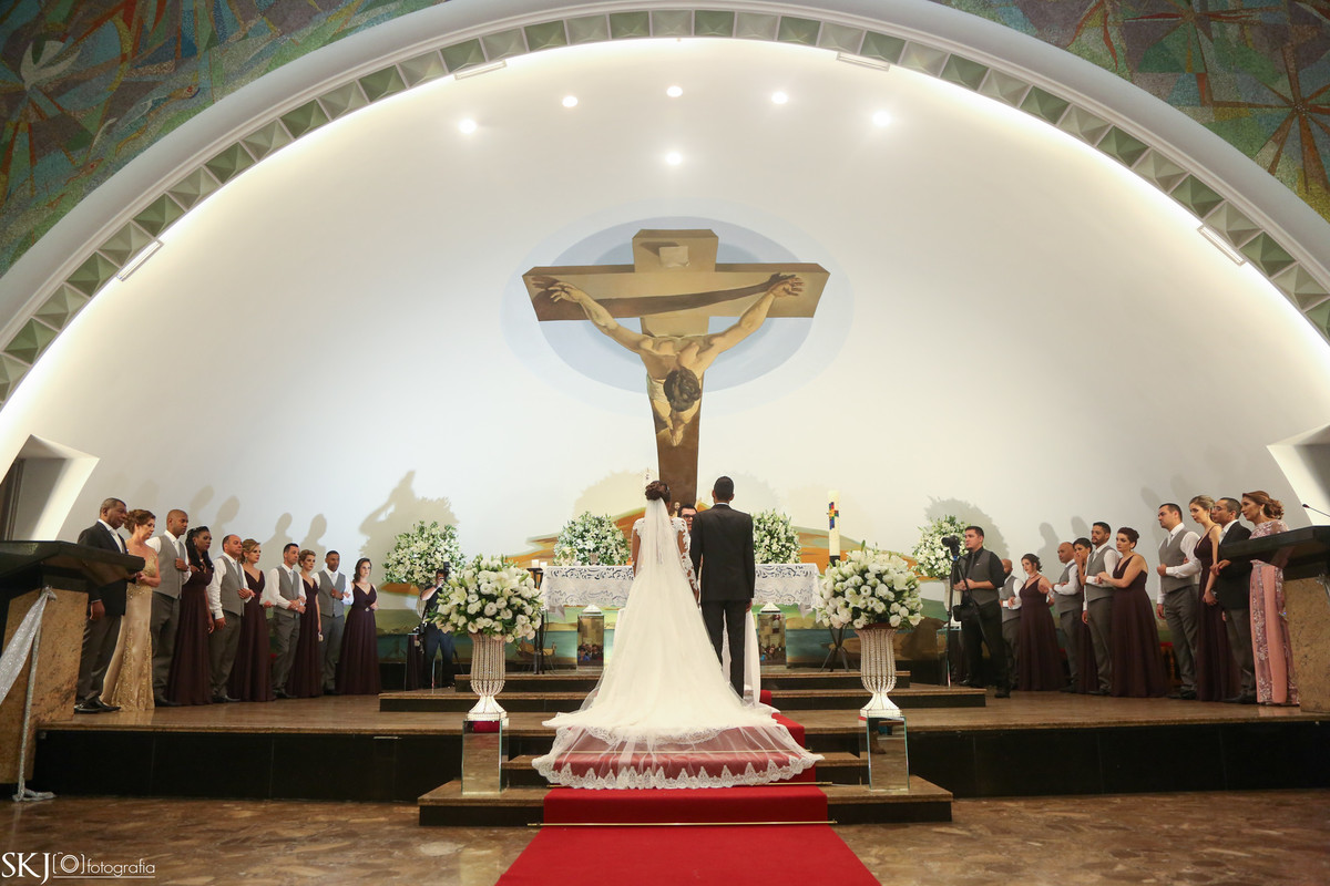 SKJ Fotografia - Casamento - Paróquia São Carlos Borromeu