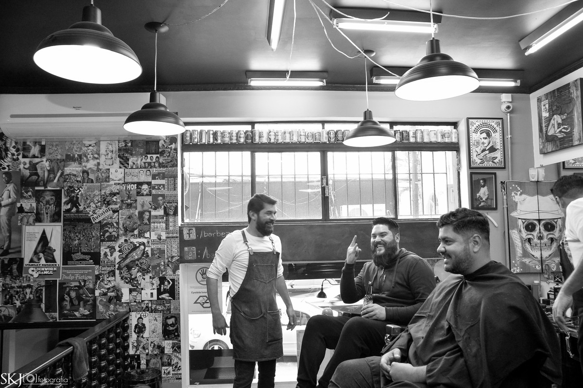 SKJ Fotografia - Making of noivo: Barbearia 7 barba - Santo André - SP
