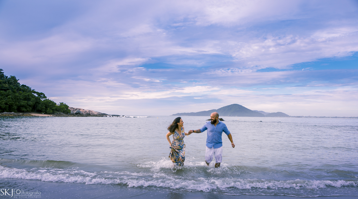 SKJ Fotografia - Pré Wedding - Praia das Conchas - Guarujá - SP