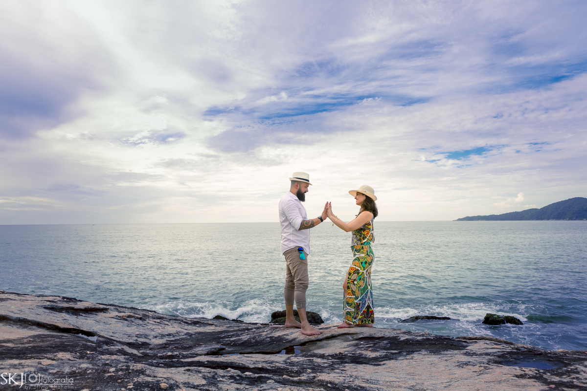SKJ Fotografia - Pré Wedding - Praia das Conchas - Guarujá - SP