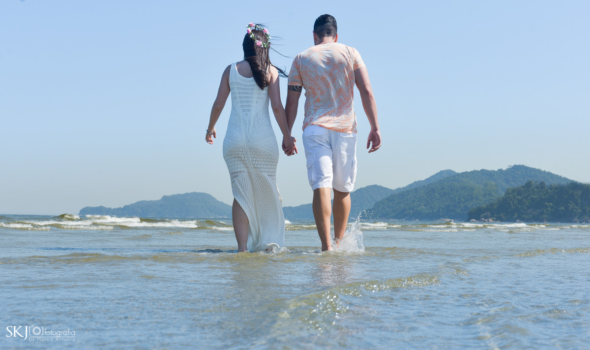 SKJ Fotografia - Ensaio Pre Casamento realizado no Emissário Submarino de Santos.