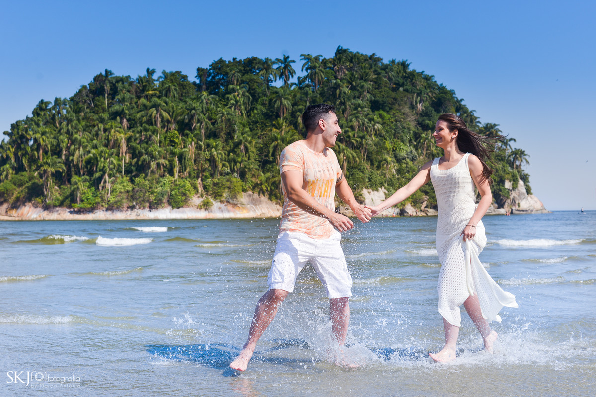 SKJ Fotografia Ensaio Pre Casamento realizado no Emissário Submarino de Santos.