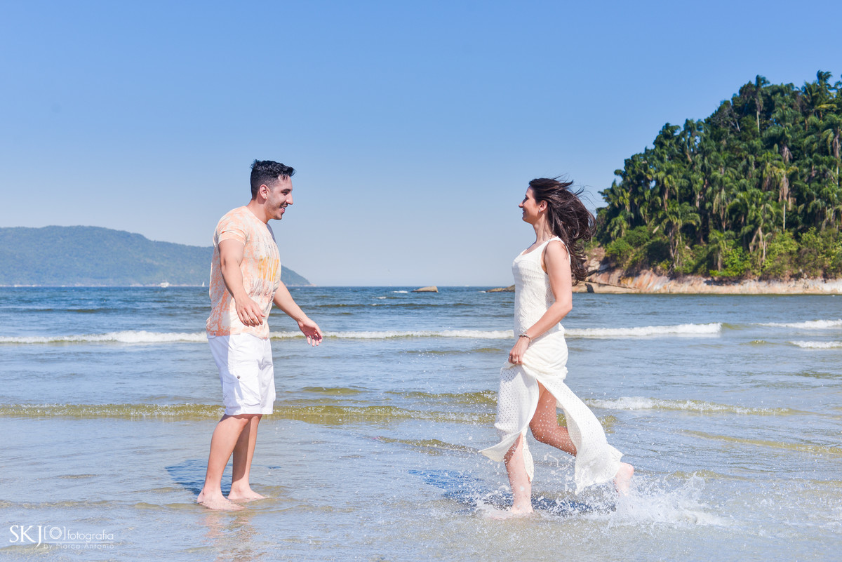 SKJ Fotografia Ensaio Pre Casamento realizado no Emissário Submarino de Santos.