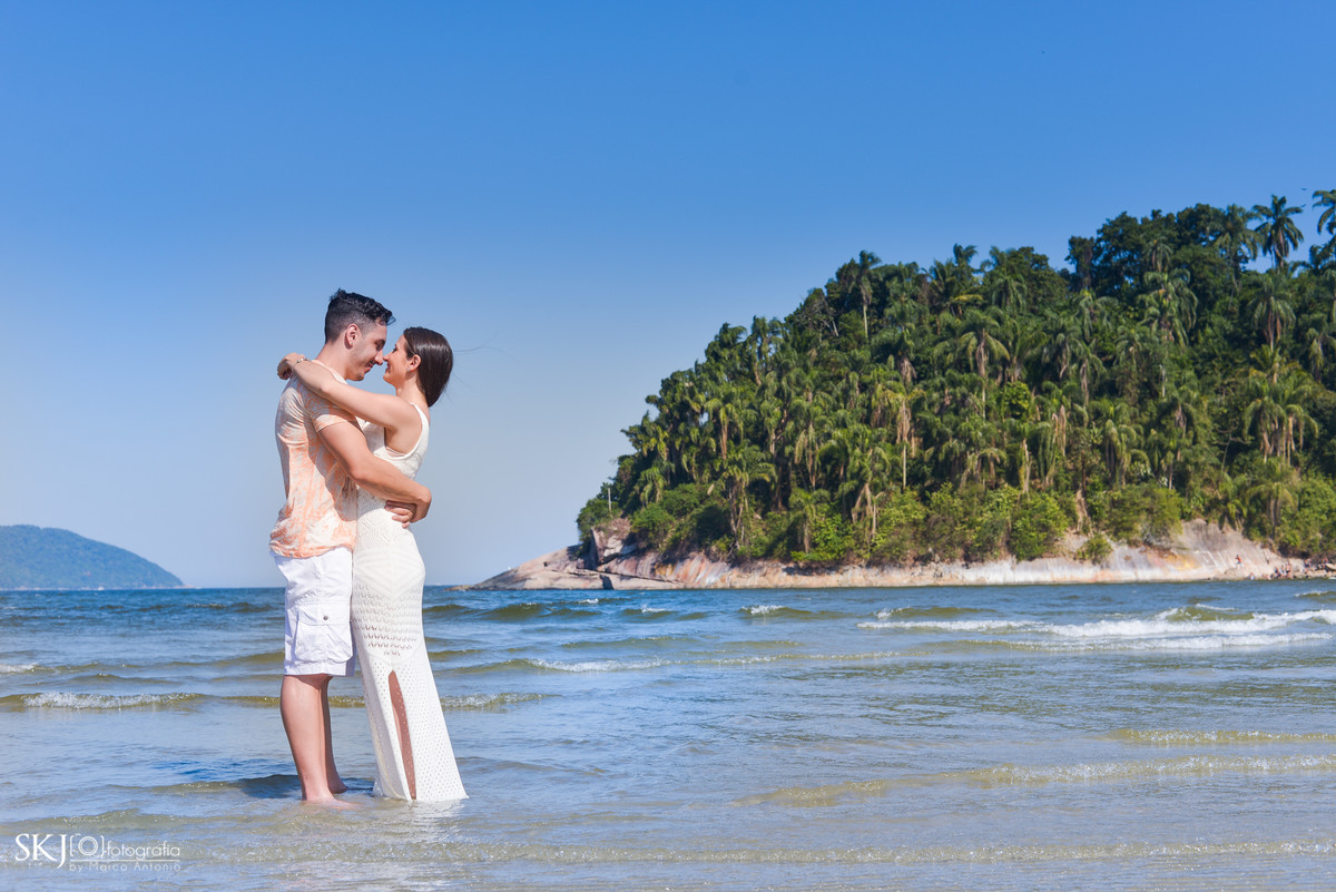 SKJ Fotografia Ensaio Pre Casamento realizado no Emissário Submarino de Santos.