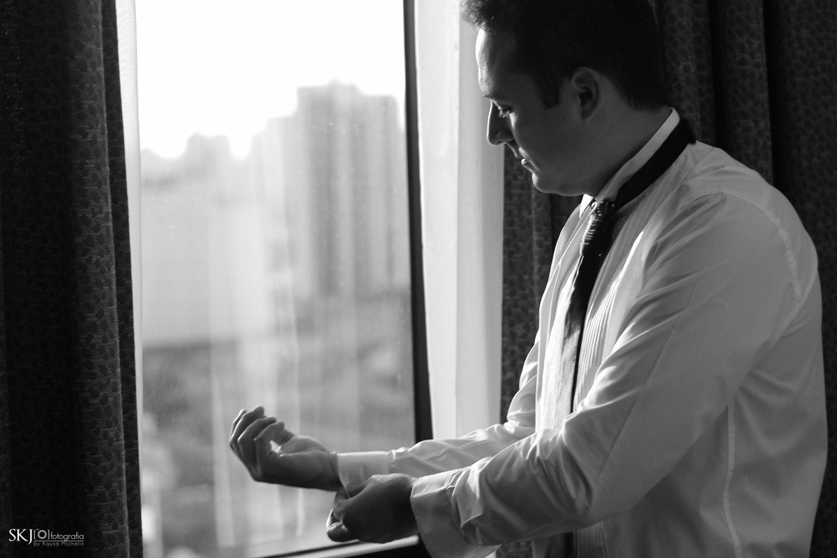 SKJ Fotografia - making of noivo - Hotel Tryp