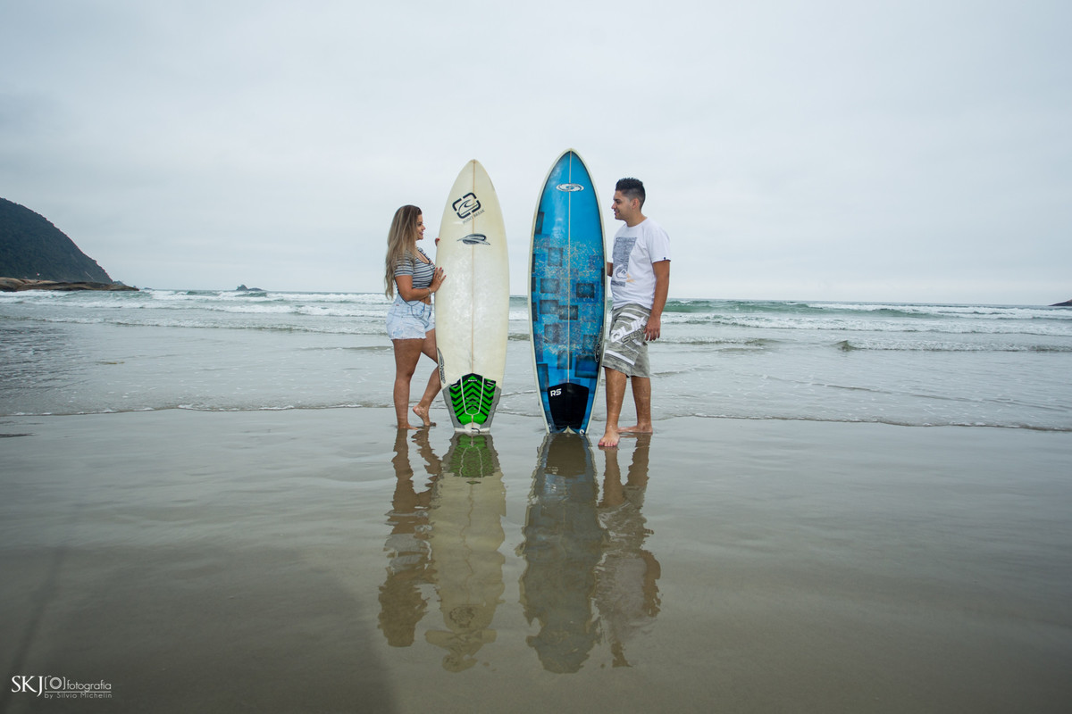 SKJ Fotografia - Ensaio Pré Wedding Praia de Iporanga - Guarujá - SP