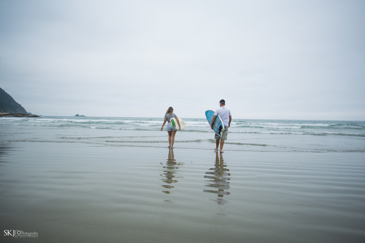 SKJ Fotografia - Ensaio Pré Wedding Praia de Iporanga - Guarujá - SP