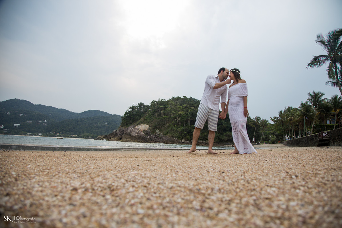 SKJ Fotografia - Ensaio Pré-Wedding - Praia de São Pedro - Guarujá - SP