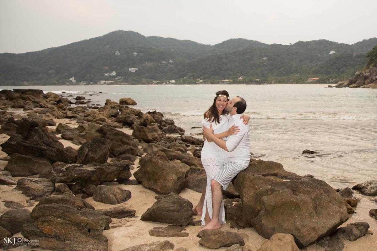 SKJ Fotografia - Ensaio Pré-Wedding - Praia de São Pedro - Guarujá - SP