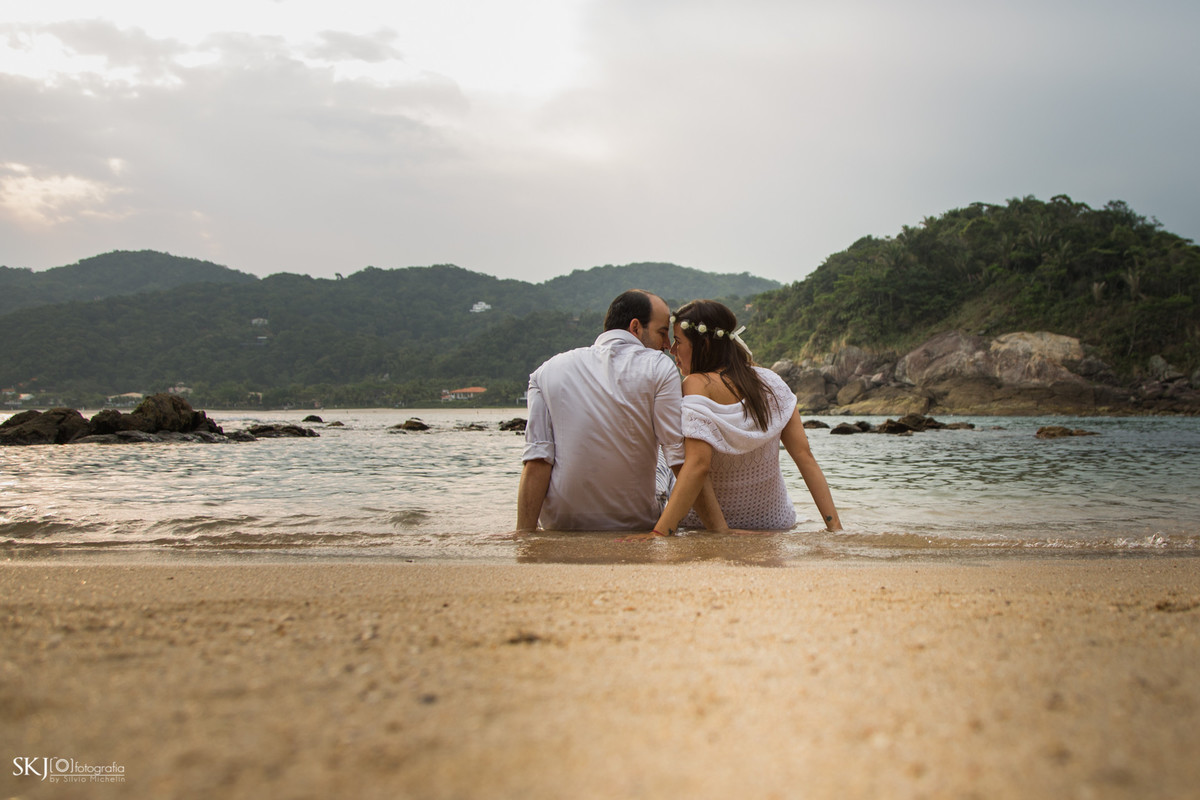 SKJ Fotografia - Ensaio Pré-Wedding - Praia de São Pedro - Guarujá - SP