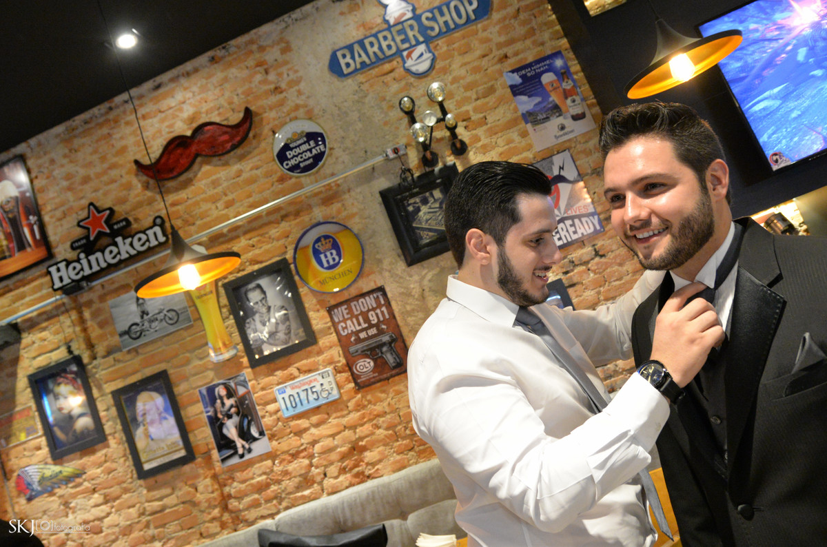 SKJ Fotografia - Making of noivo: Bravo Barbearia - Tatuapé - SP