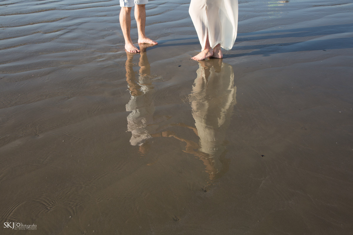 SKJ Fotografia - Ensaio pré wedding - Praia José Menino  - Santos - SP