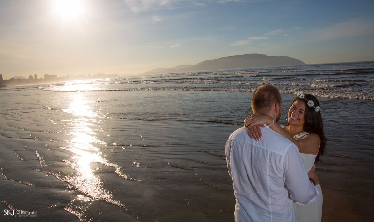 SKJ Fotografia - Ensaio pré wedding - Praia José Menino  - Santos - SP