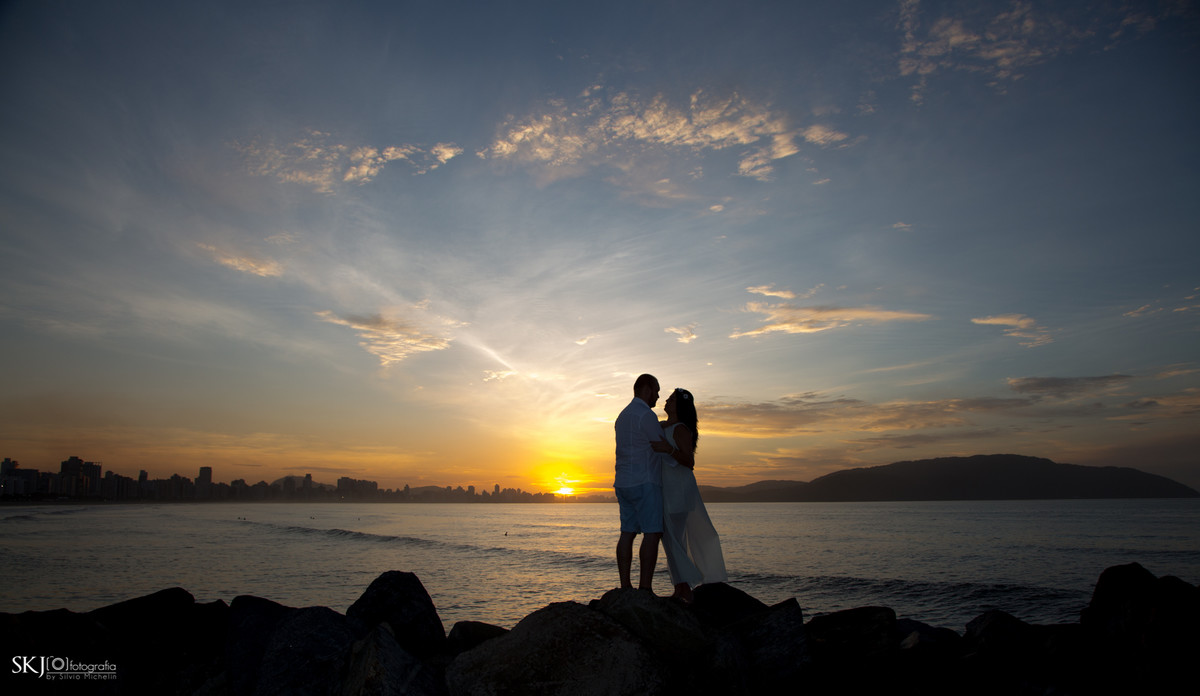 SKJ Fotografia - Ensaio pré wedding - Praia José Menino  - Santos - SP