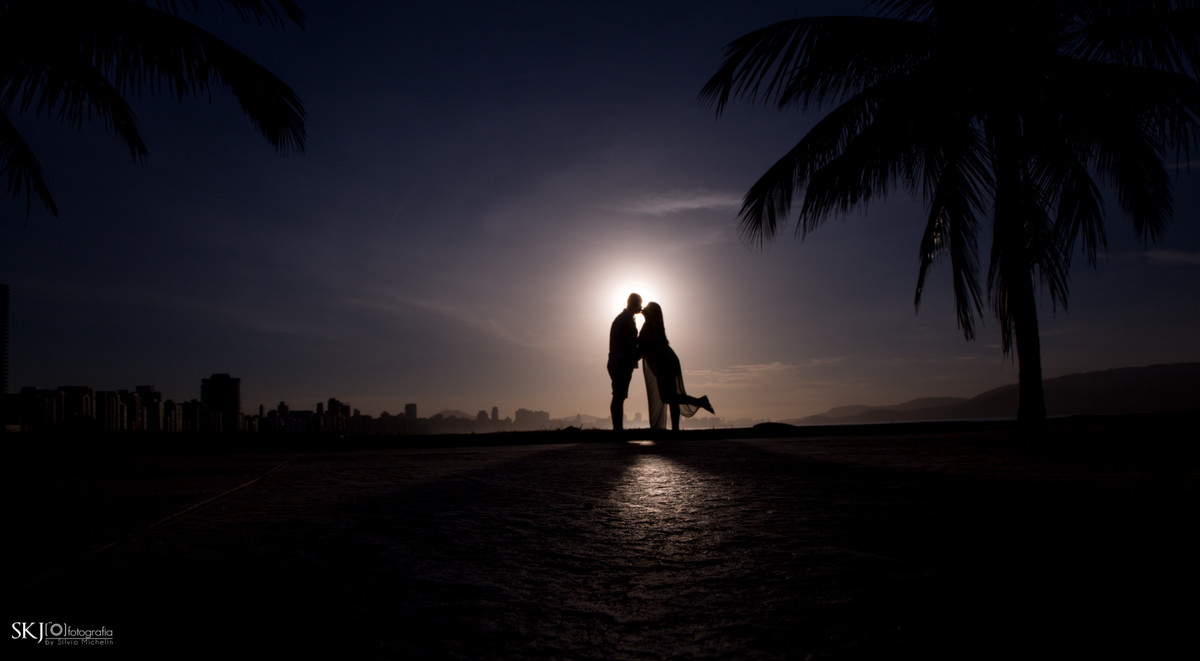 SKJ Fotografia - Ensaio pré wedding - Praia José Menino  - Santos - SP
