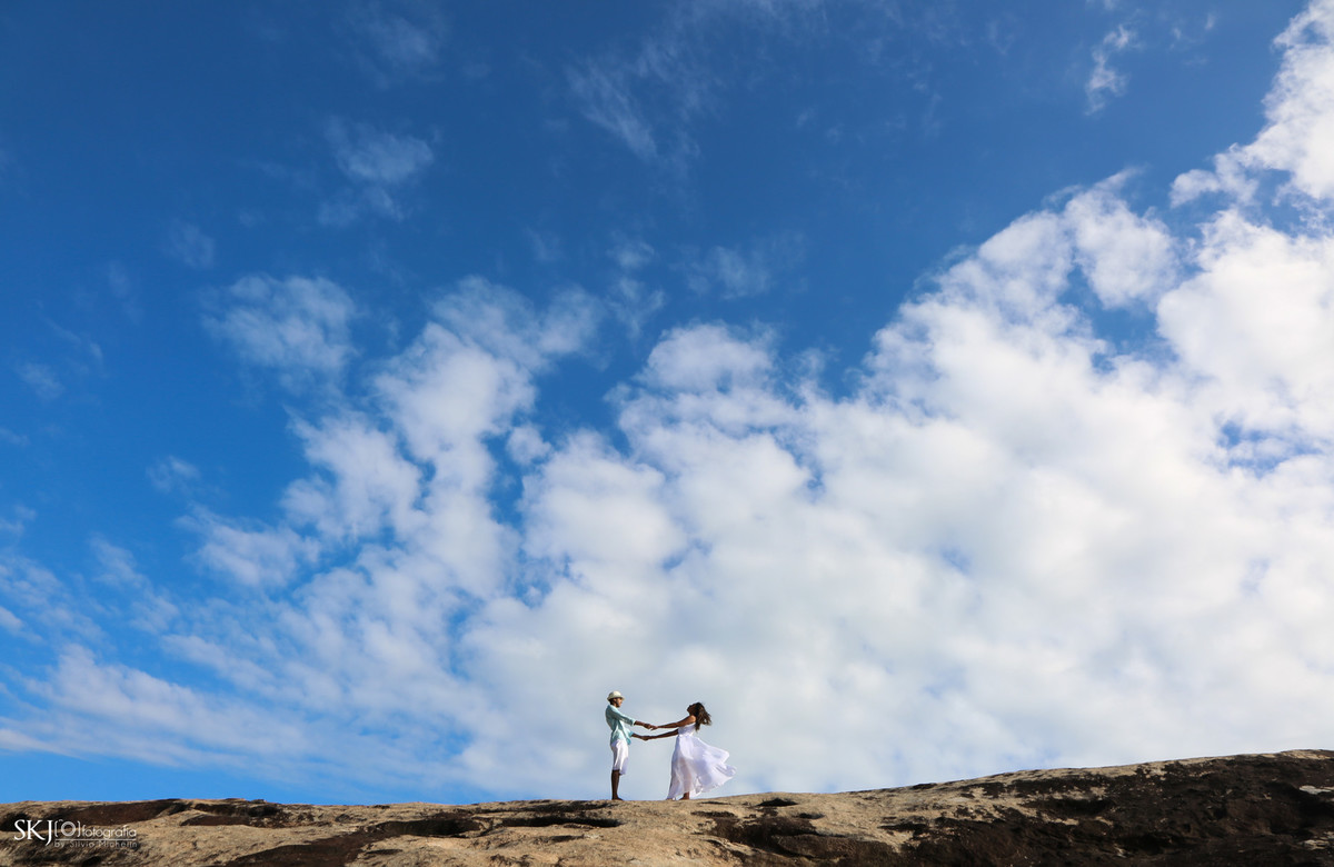 SKJ Fotografia - nsaio Pré Wedding - Praia das Conchas - Guarujá - SP