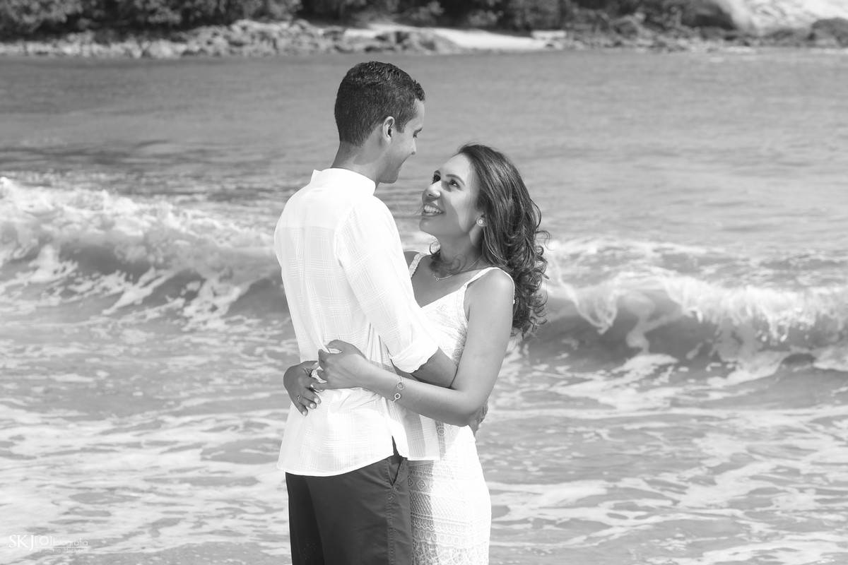SKJ Fotografia - nsaio Pré Wedding - Praia das Conchas - Guarujá - SP