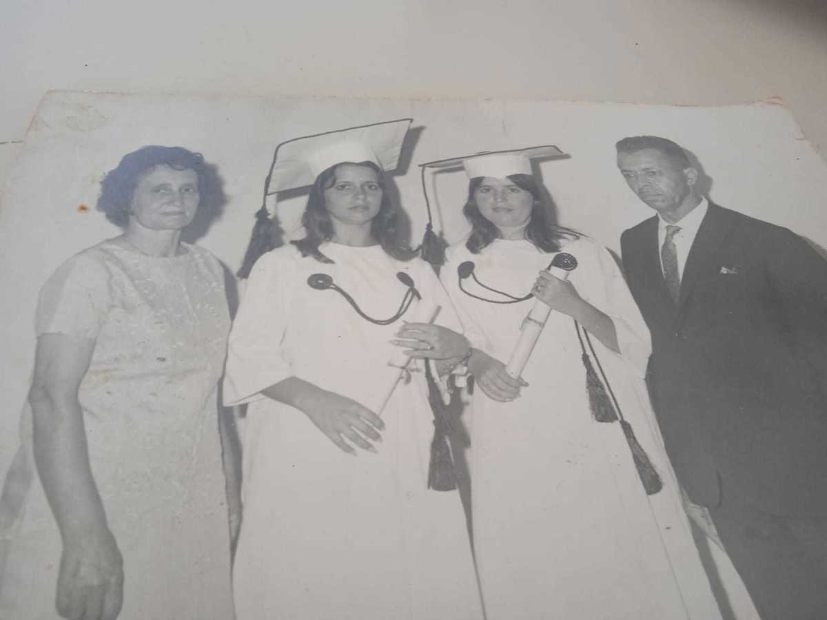 Formatura das filhas Neuza e Nilza