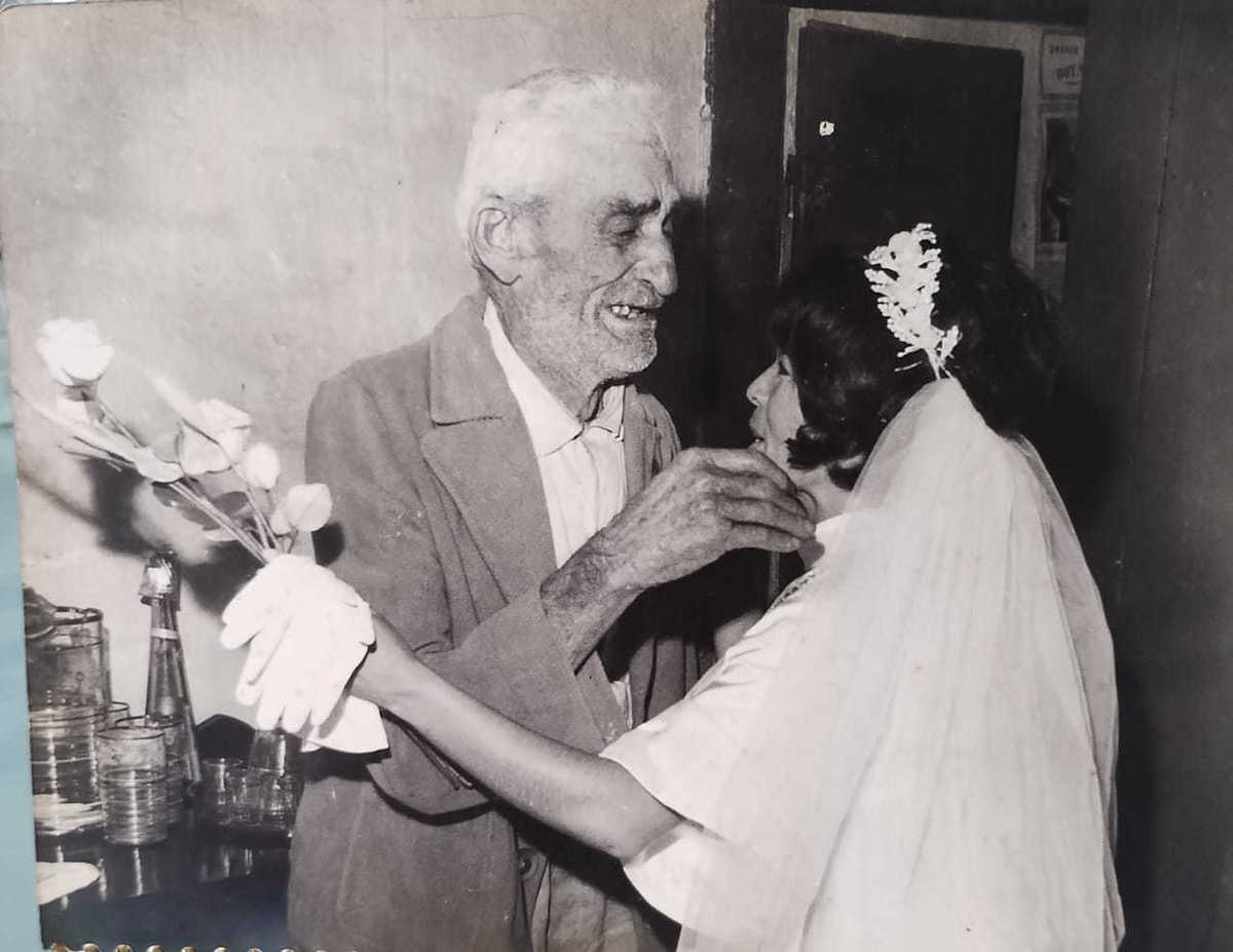 Pietro F Sartori e sua primeira neta Celeste Maria Sartori