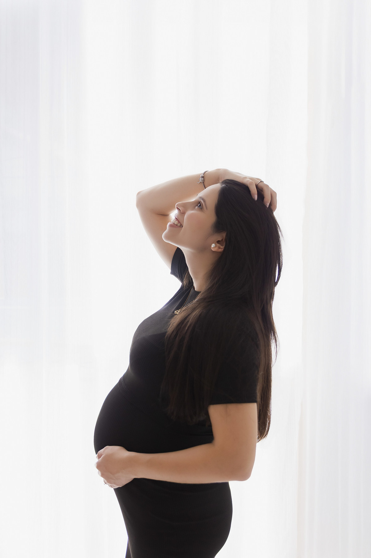 Ensaio gestante estudio clean