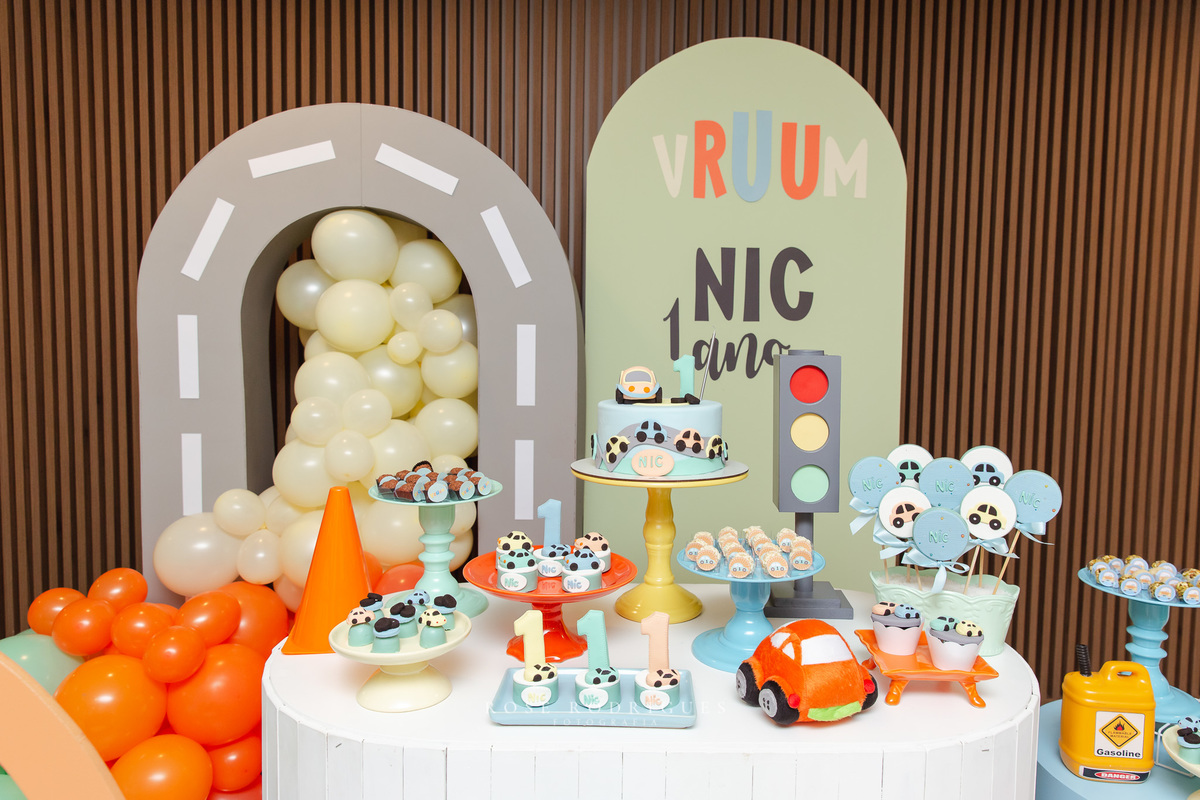 festa-infantil-carros-zona-sul-sp-aniversário-1-ano-decoração