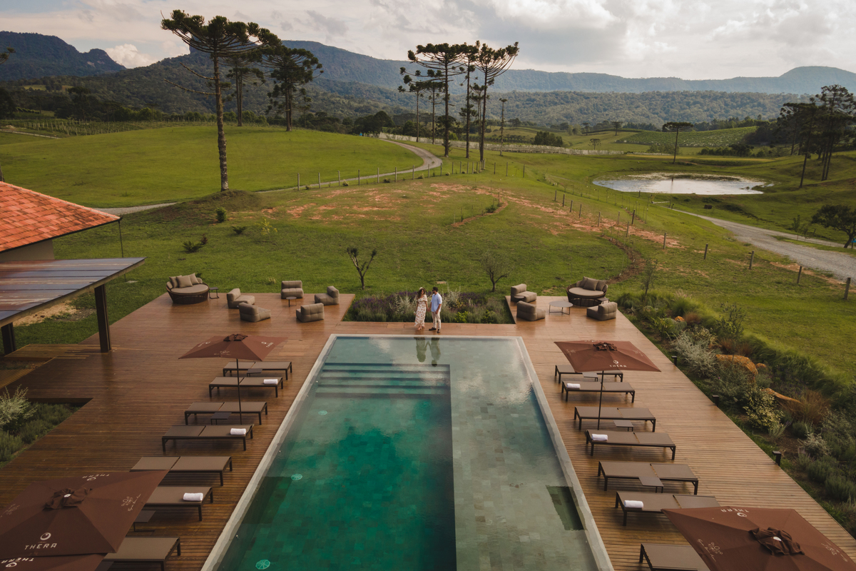 Ensaio pré casamento na serra