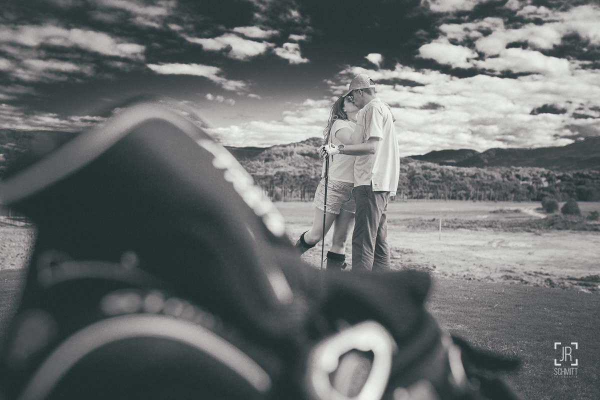 pre wedding no campo de golf