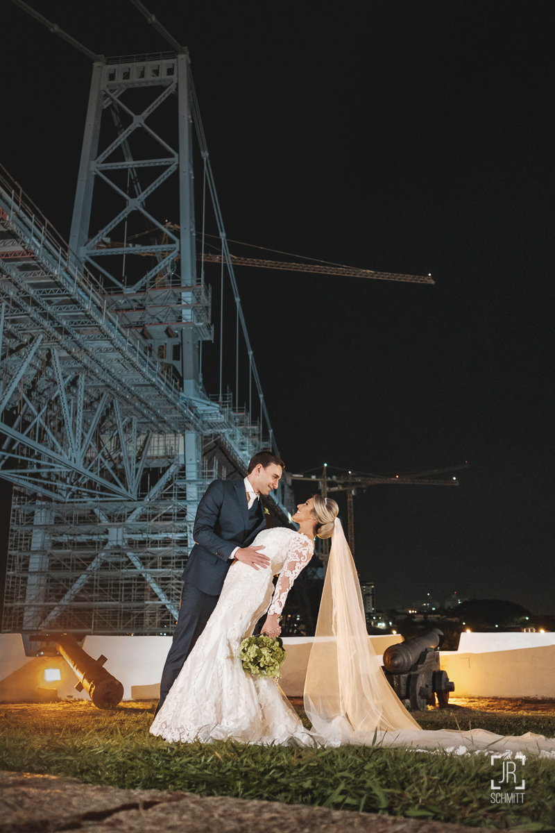 sessão de fotos na ponte