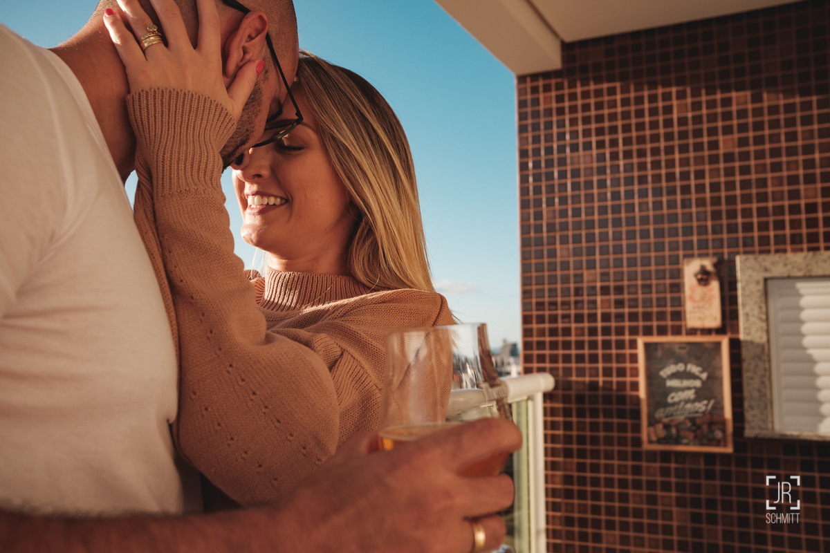 ensaio fotográfico em casa