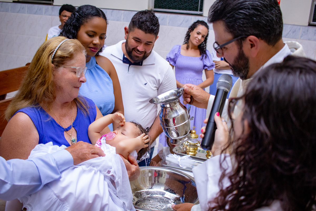 Batizado feito na paroquia de Sorocaba que fica localizado na zona norte