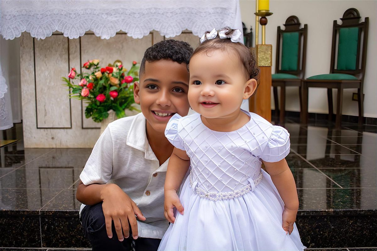 Batizado feito na paroquia de Sorocaba que fica localizado na zona norte