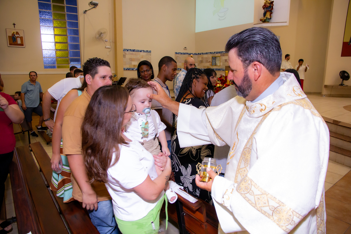 Batizado feito na paroquia de Sorocaba que fica localizado na zona norte