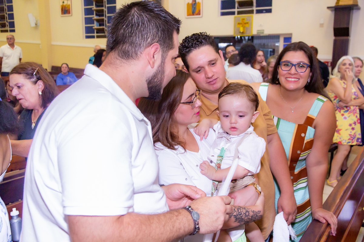 Batizado feito na paroquia de Sorocaba que fica localizado na zona norte
