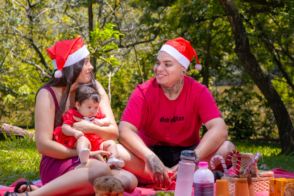 Ensaio externo em família feito no parque chico mendes em sorocaba/sp