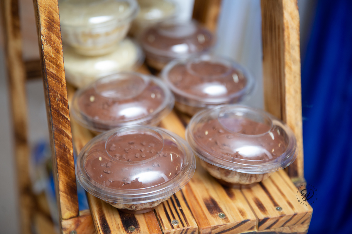 Bolo no pote de vários sabores