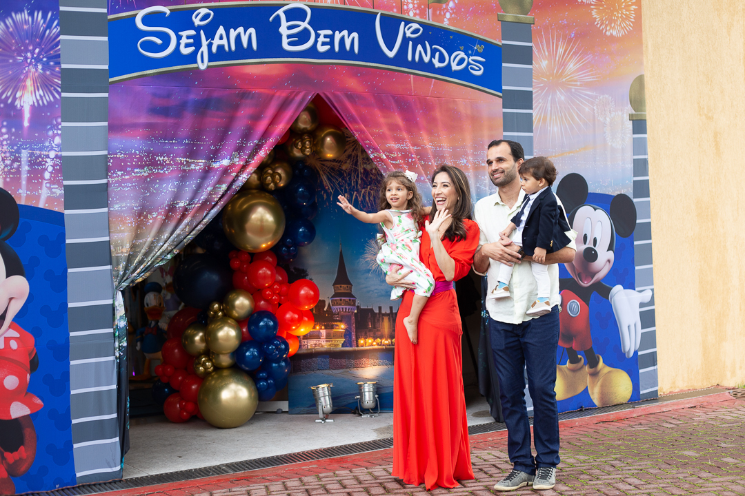 Entrada da festa - festa de aniversário tema da Disney