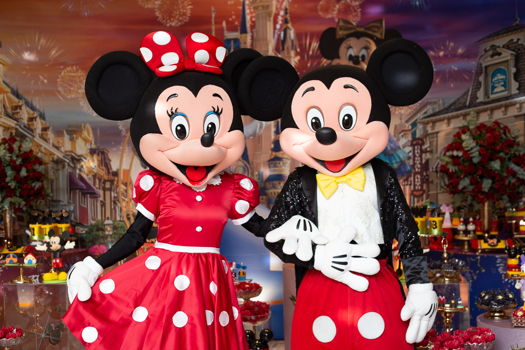 Minnie e Mickey - festa de aniversário tema da Disney