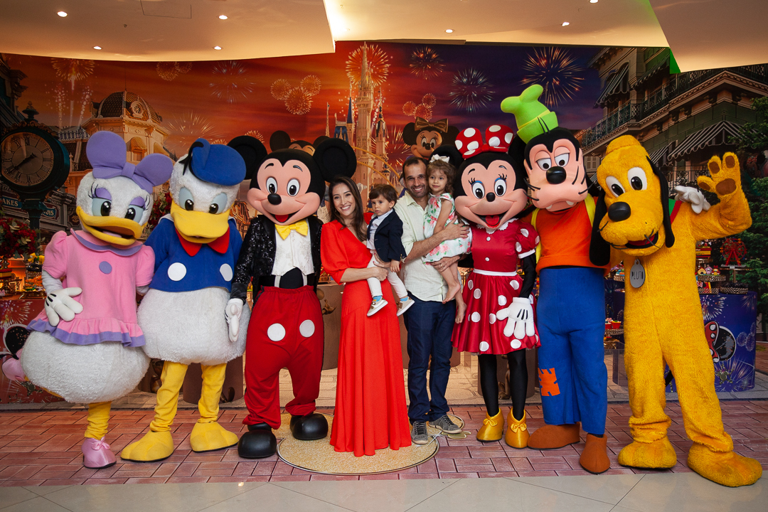 Minnie e Mickey e sua turma - festa de aniversário tema da Disney