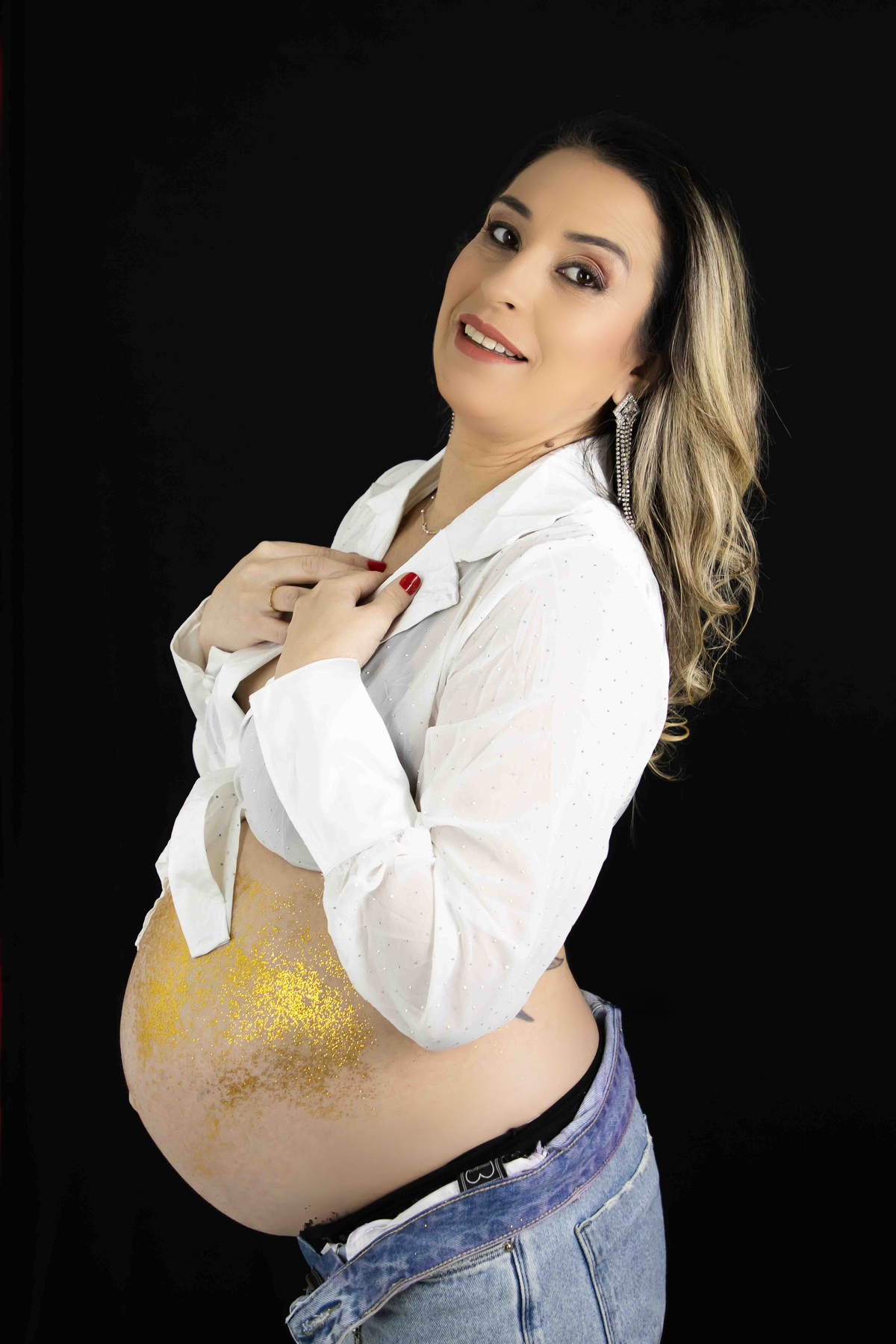 ensaio gestante gemeas