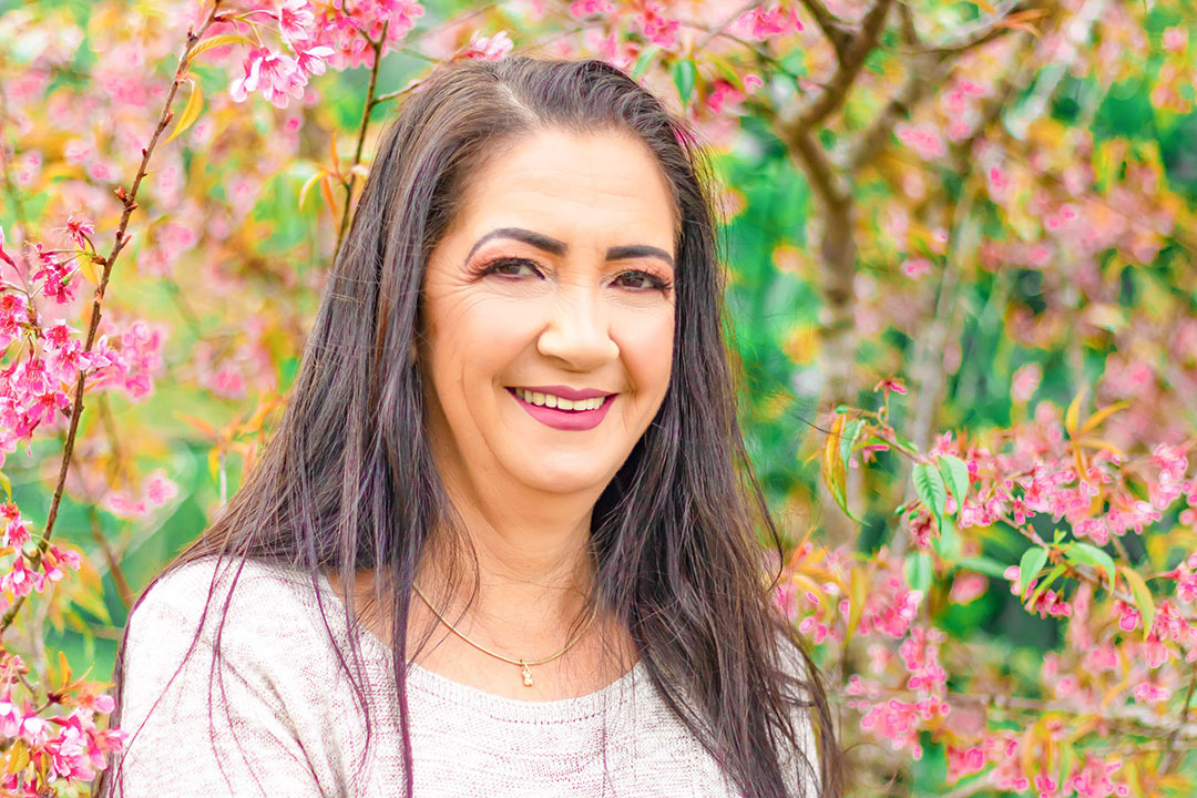 ensaio mulher com flores