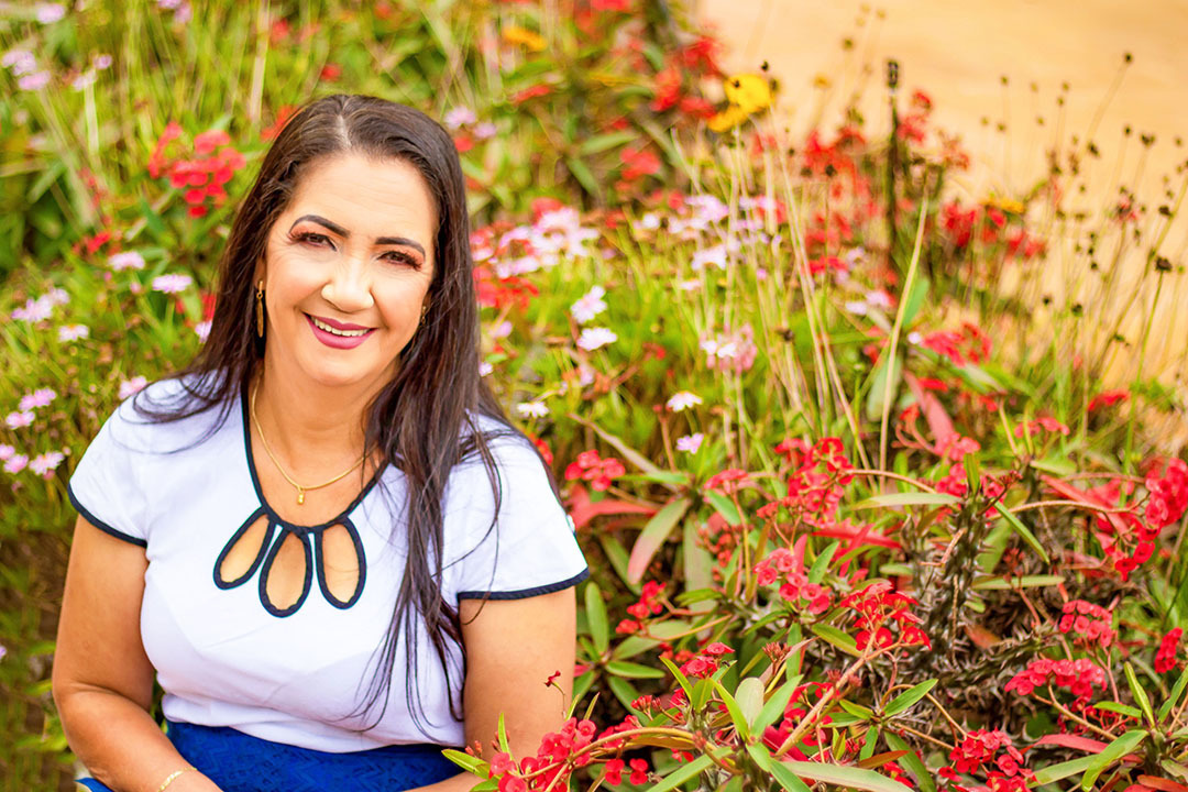 ensaio mulher com flores