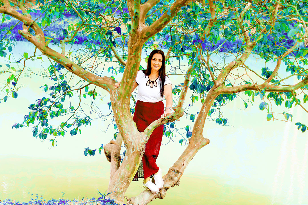 ensaio mulher com flores