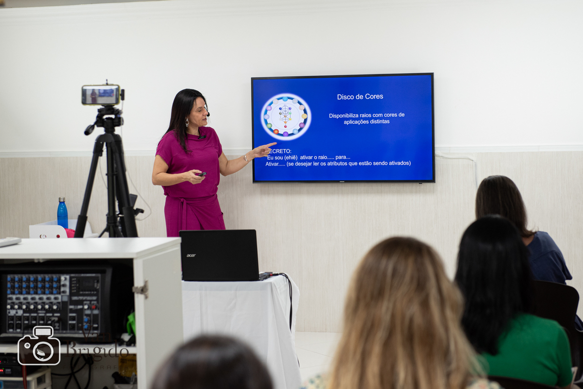 Fotos curso mesa radiônica Templo São Miguel