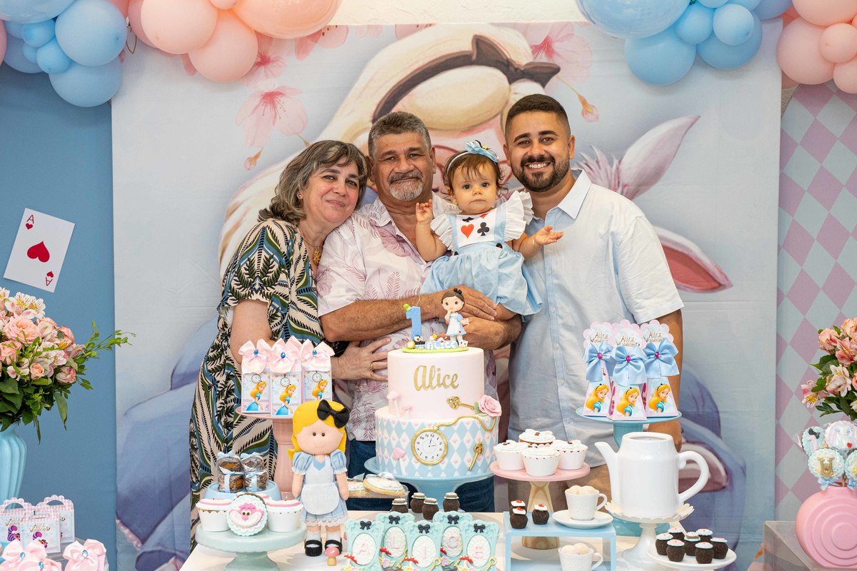 Fotos da festa da Alice