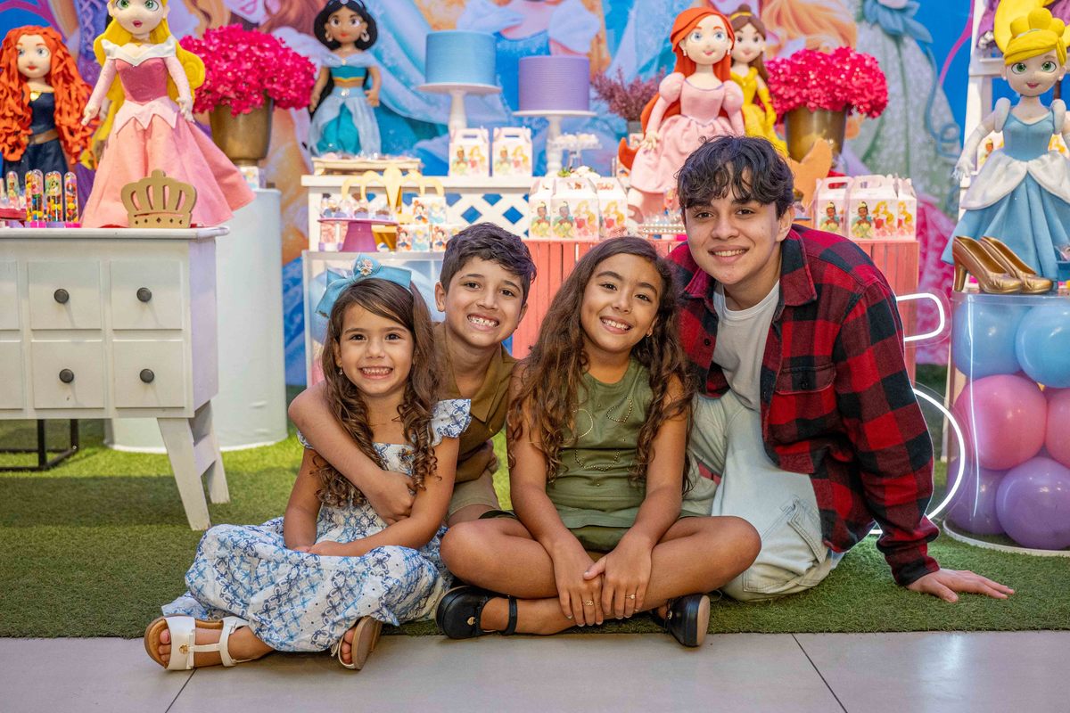 Fotografia de festa da Isabela