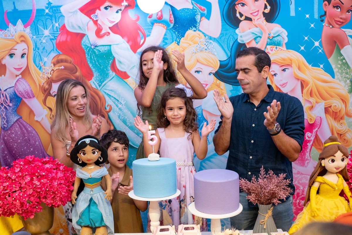 Fotografia de festa da Isabela