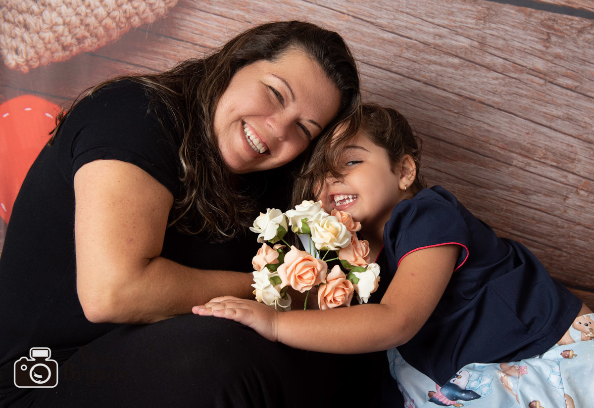 Ensaio dia das mães Thaty e Maju
